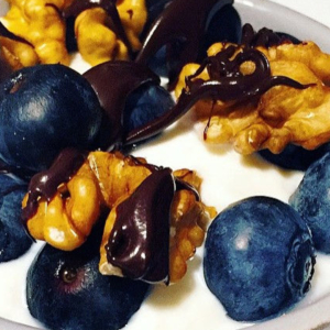 Crema di ricotta con noci