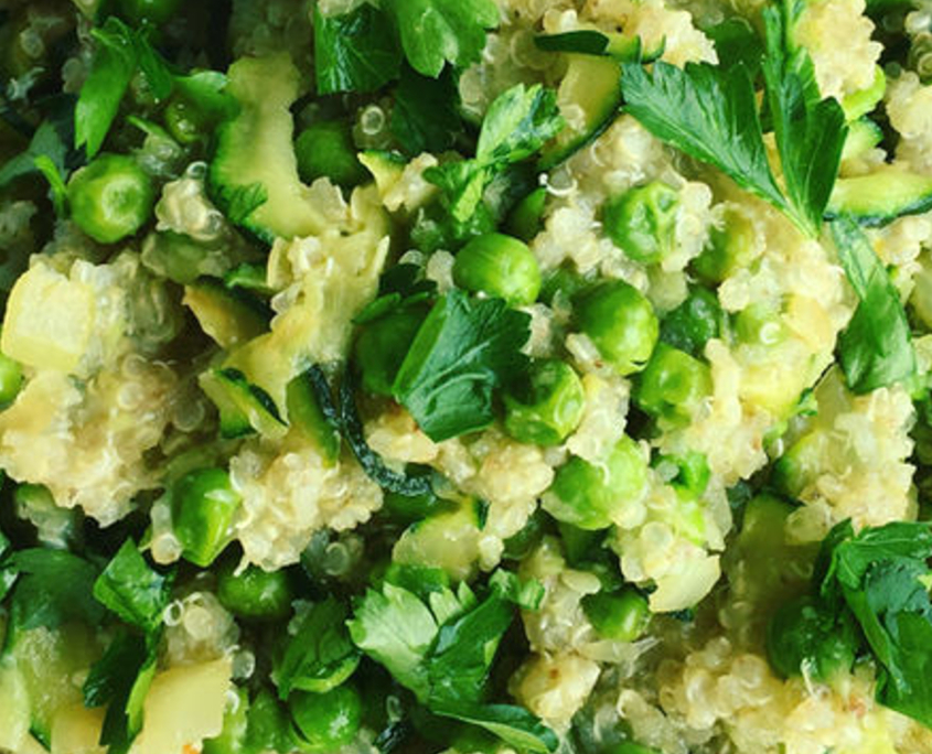 Quinoa con zucchine