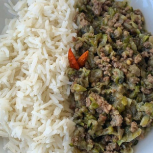 Riso basmati con macinato di carne