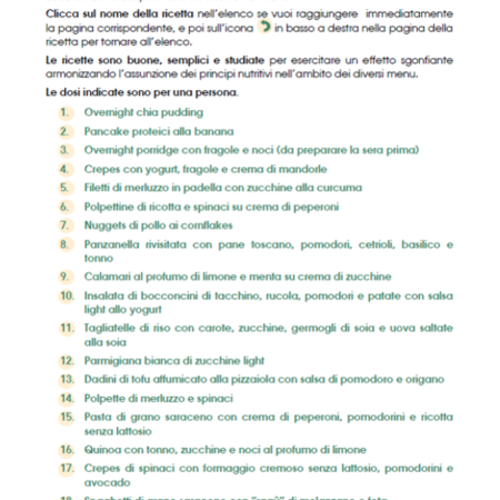 Elimina il Gonfiore Addominale - Guida Nutrizionale - Martina Donegani
